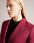 ALLYAAH-Jackets-Classic yet contemporary, ALLYAAH is crafted from luxurious 100% wool with a timeless herringbone texture. With its relaxed fit, this blazer strikes the perfect balance between comfort and style that'll fit right in to your daily rotation. Blazer 100% wool Herringbone texture Notched lapel Pockets Button fastening Relaxed fit- Ted Baker Romania